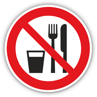 söömise märk on kaalu langetamise ajal keelatud